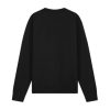Sweatshirt Filling Pieces Men Gowtu Tonal Black