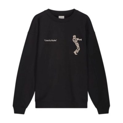 Sweatshirt Filling Pieces Men Trumpeteer Black