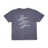 T-Shirt Bisous Unisex Cigarette Petrol Blue 25