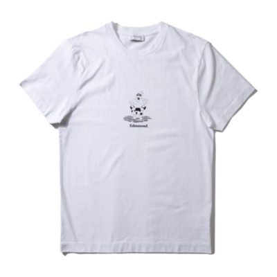 T-Shirt Edmmond Studios Men Boris Plain White '24