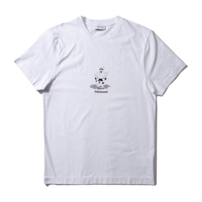T-Shirt Edmmond Studios Men Boris Plain White '24