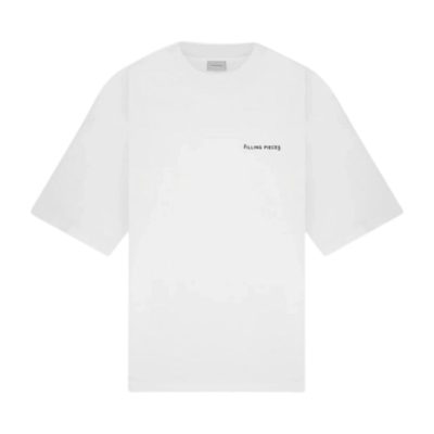 T-Shirt Filling Pieces Men Boxy White