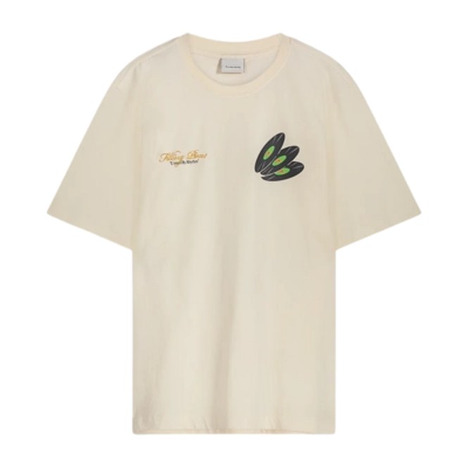 T-Shirt Filling Pieces Men DJ Antique White