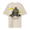 T-Shirt Filling Pieces Men DJ Antique White