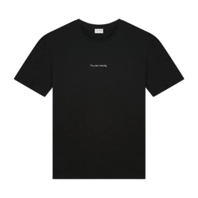 T-Shirt Filling Pieces Men Slim Black