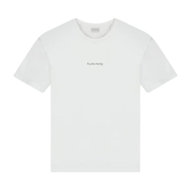 T-Shirt Filling Pieces Men Slim White '24