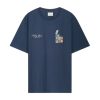 T-Shirt Filling Pieces Men Speaker Wall Navy