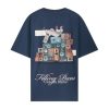 T-Shirt Filling Pieces Men Speaker Wall Navy
