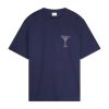 T-Shirt Filling Pieces Unisex Champagne Maritime Blue 26