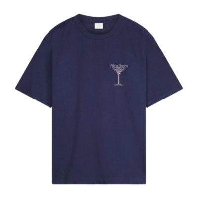 T-Shirt Filling Pieces Unisex Champagne Maritime Blue 26