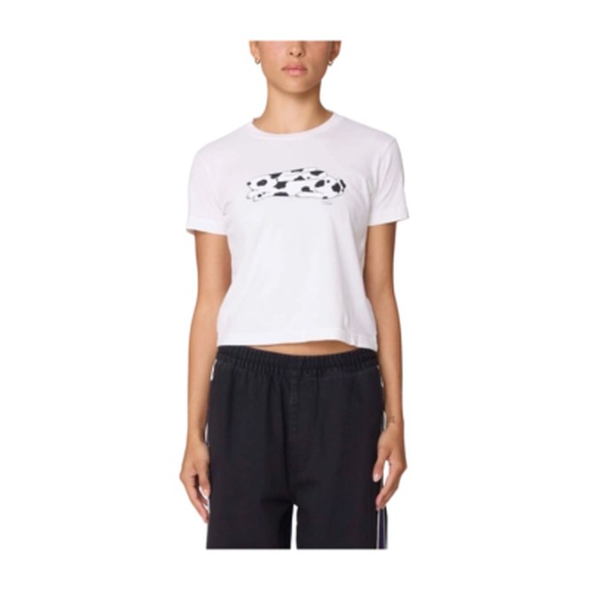 T-Shirt Obey Women English Spot Bunny White '25