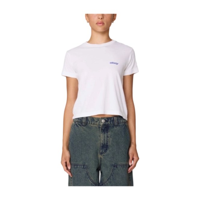 T-Shirt Obey Women Obey Speed White
