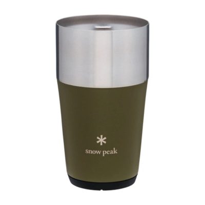 Thermal Mug Snow Peak Shimo Tumbler Olive Green 470