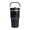 Thermal Mug Stanley The IceFlow Flip Straw 2.0 Tumbler 0,59L Black 2.0