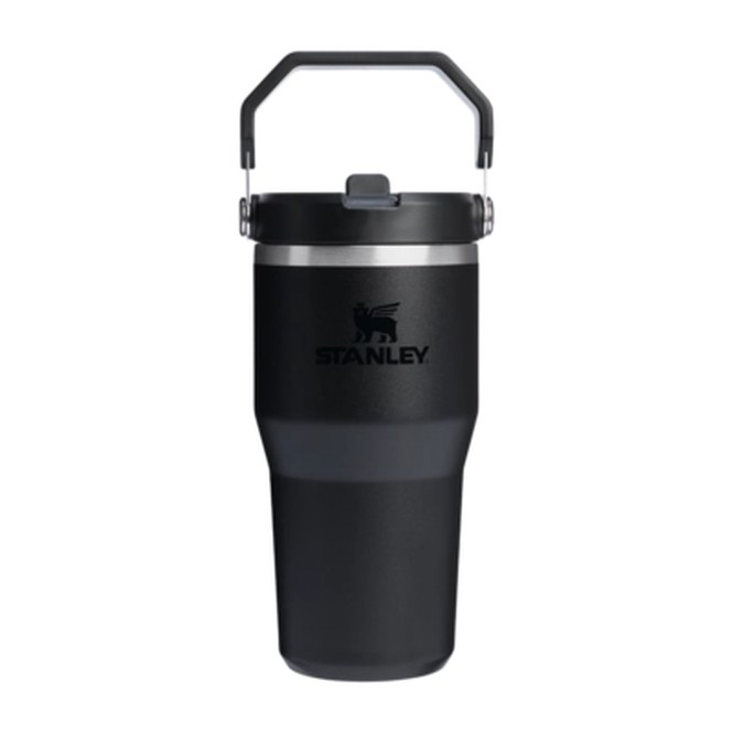 Thermal Mug Stanley The IceFlow Flip Straw 2.0 Tumbler 0,59L Black 2.0