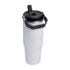 Thermal Mug Stanley The IceFlow Flip Straw 2.0 Tumbler 0,89L Chalk