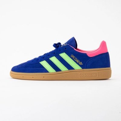 Trainers Adidas Women Handball Spezial Lucid Blue / Lime Burst / Lucid Pink