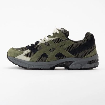 Trainers ASICS Unisex GEL-1130 Olive Canvas/ Smog Green