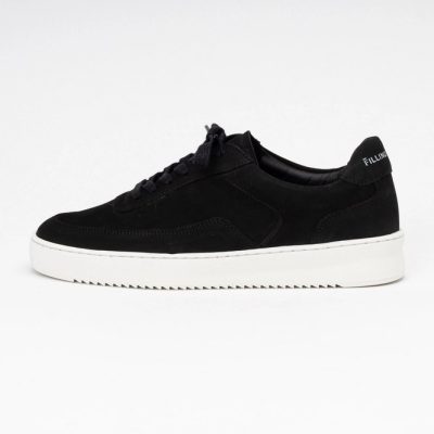Trainers Filling Pieces Men Mondo 2.0 Ripple Nubuck Black