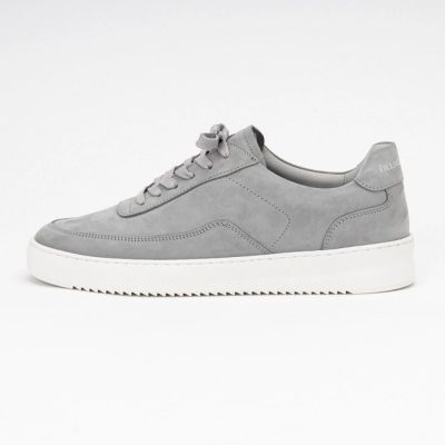 Trainers Filling Pieces Men Mondo 2.0 Ripple Nubuck Cement Grey
