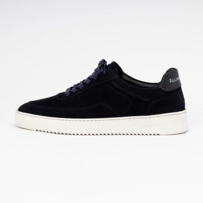 Trainers Filling Pieces Men Mondo Suede Organic Navy