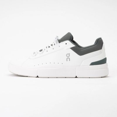 Trainers On Running Men THE ROGER Advantage White Olive '25