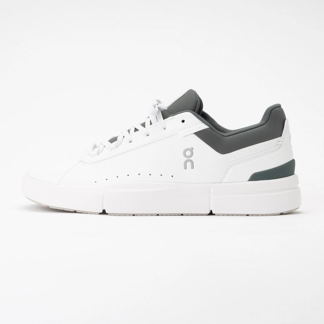 Trainers On Running Men THE ROGER Advantage White Olive '25