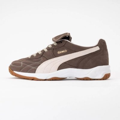 Trainers PUMA Women King Indoor Wine Club Flat Bronze / PUMA White