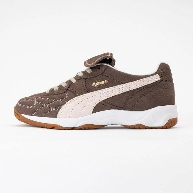 Trainers PUMA Women King Indoor Wine Club Flat Bronze / PUMA White