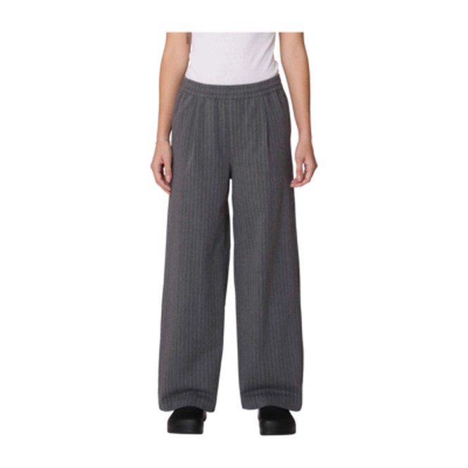 Trousers Obey Women Irina Pleated Grey Multi