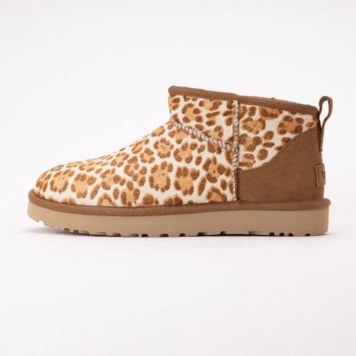 UGG Women Classic Ultra Mini Plains Felicity Leopard Jasmine 26