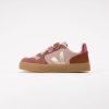 Veja Kids Small V-10 Leather Babe Platine