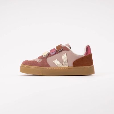 Veja Kids Small V-10 Leather Babe Platine