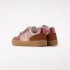 Veja Kids Small V-10 Leather Babe Platine