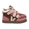 Veja Kids Small V-10 Mid Winter Suede Walnut Platine Bark