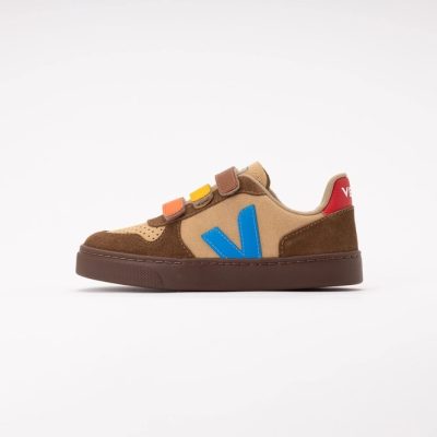 Veja Kids Small V-10 Suede Desert Egee Brown