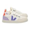 Veja Kids Small V-90 O.T. Leather White Acai Lavande
