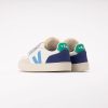 Veja Kids Small V-90 O.T. Leather White Celeste Cobalt