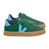 Veja Kids Small Volley O.T. Leather Golf Aqua Natural