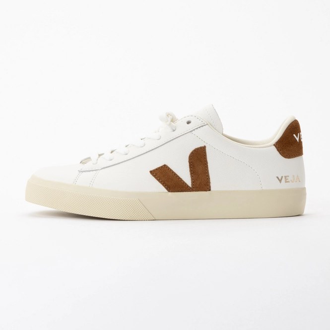 Veja Men Campo Leather White Cognac 25