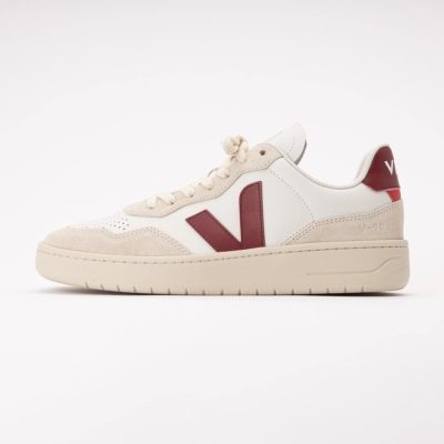 Veja Men V-90 O.T. Leather White Marsala Natural