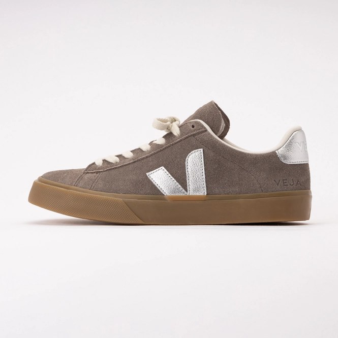 Veja Women Campo Suede Moonrock Silver Natural