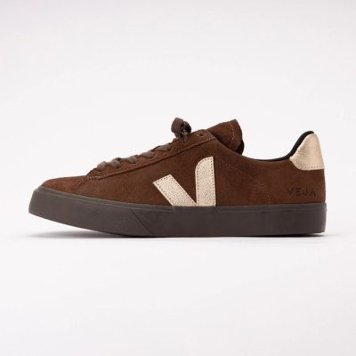 Veja Women Campo Suede Walnut Platine Eagle