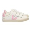 Veja Women Recife Logo Leather White Guimauve