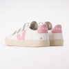 Veja Women Recife Logo Leather White Guimauve