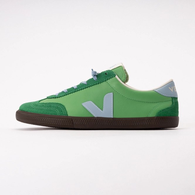 Veja Women Volley O.T. Leather Leaf Steel Eagle